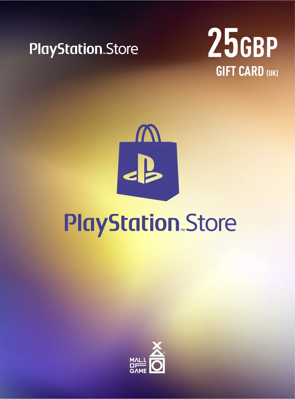 PlayStation™Store GBP25 Gift Cards (UK)